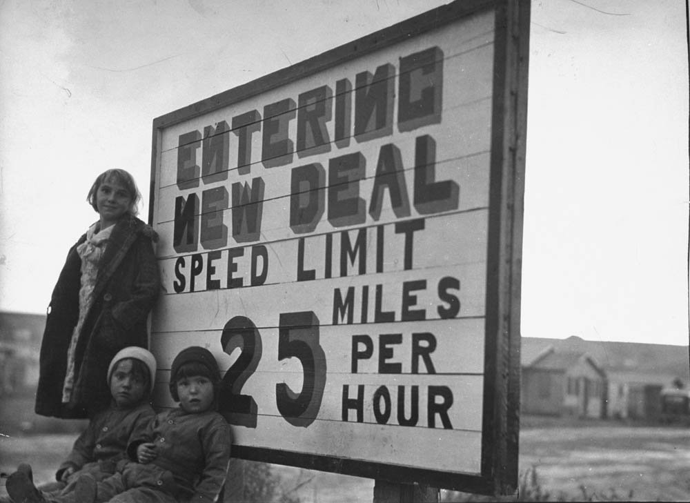 Margaret Bourke-White, photograph from "Franklin Roosevelt’s Wild West," LIFE, November 23, 1936<br/>