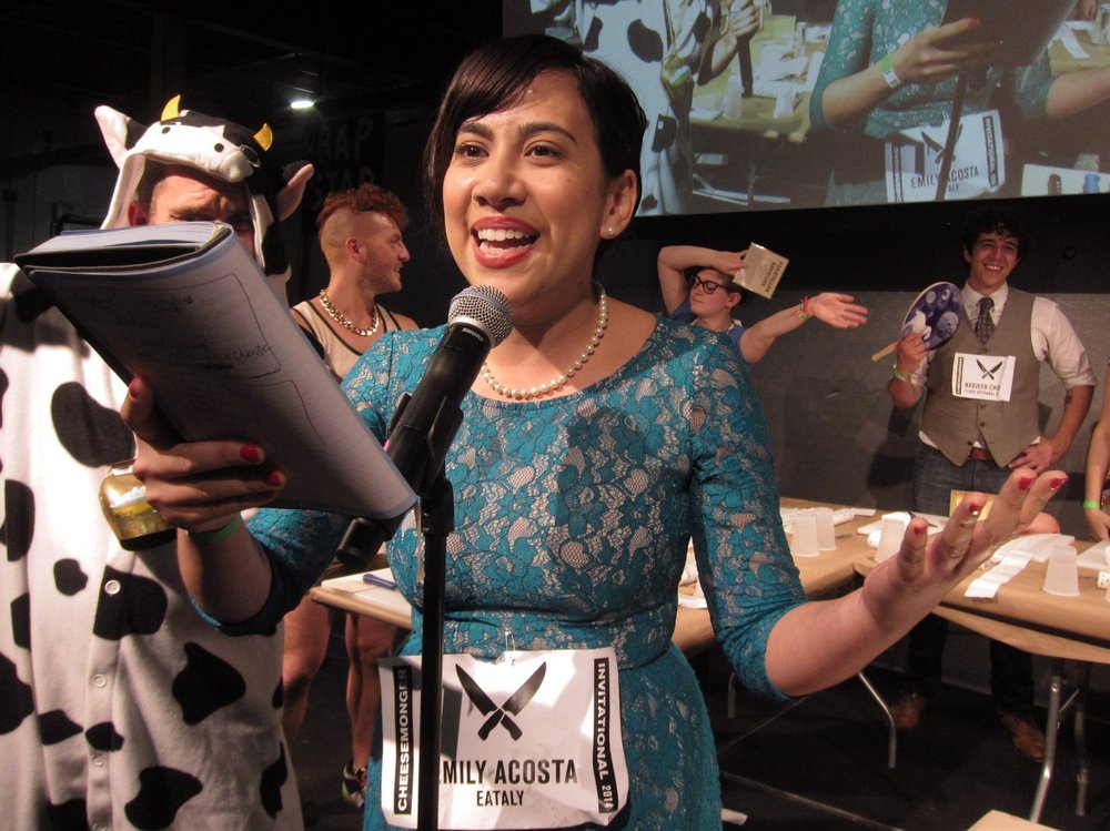 9c2255073.jpeg Emily Acosta from Eataly wrong an ode to her favorite cheese to the tune of "Let It Go"<br>
