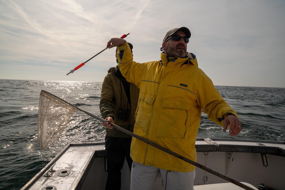 Dr. Howard Rosenbaum on a recent research expedition.