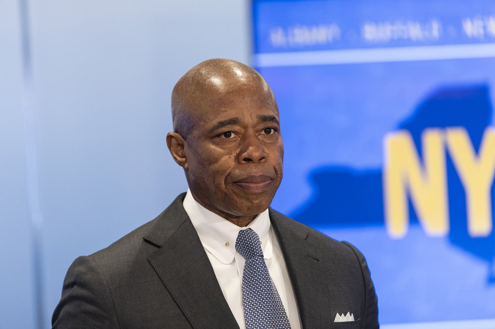 A photo of Eric Adams