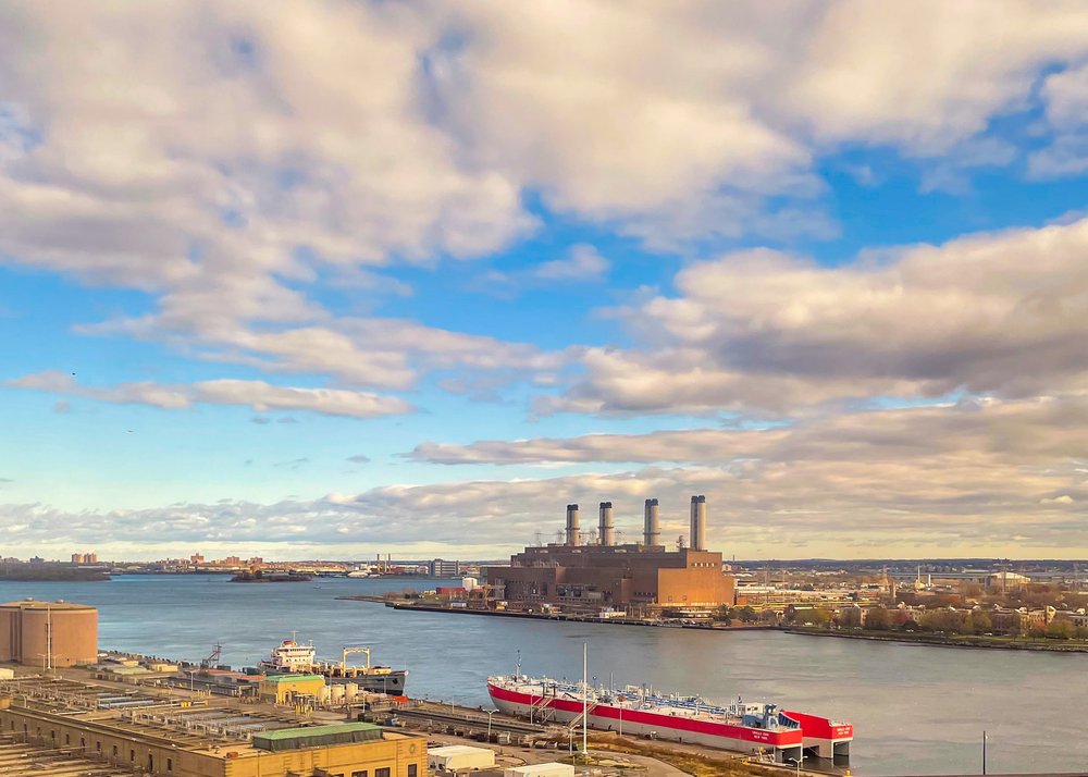 A photo of the Astoria Generating Station in Queens.
