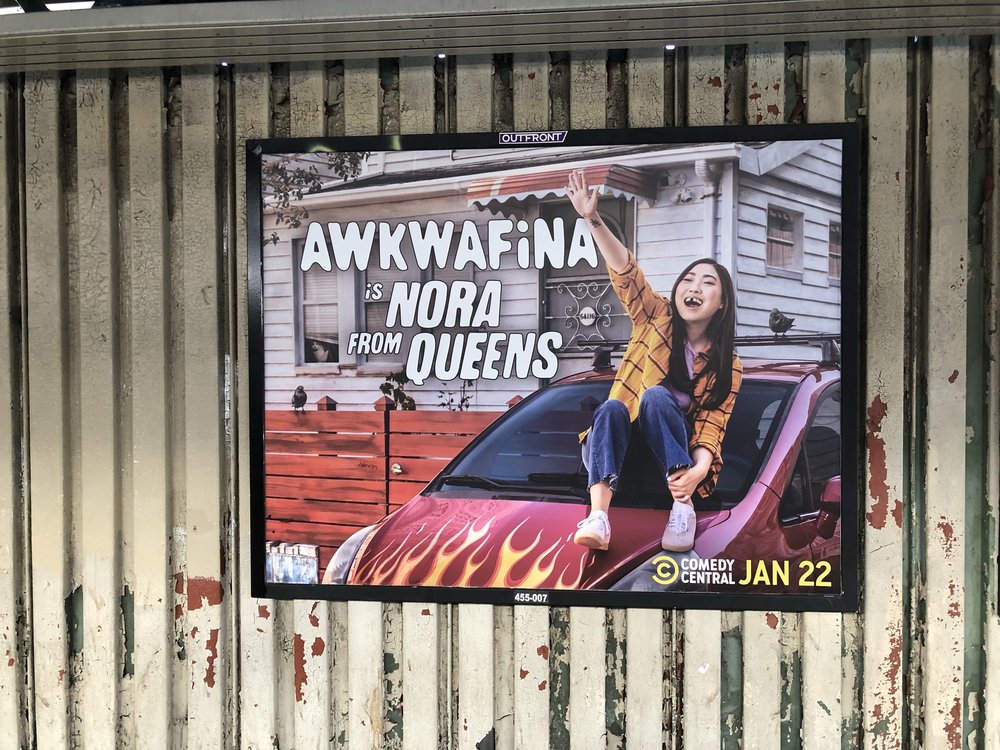 awkwafina train ad
