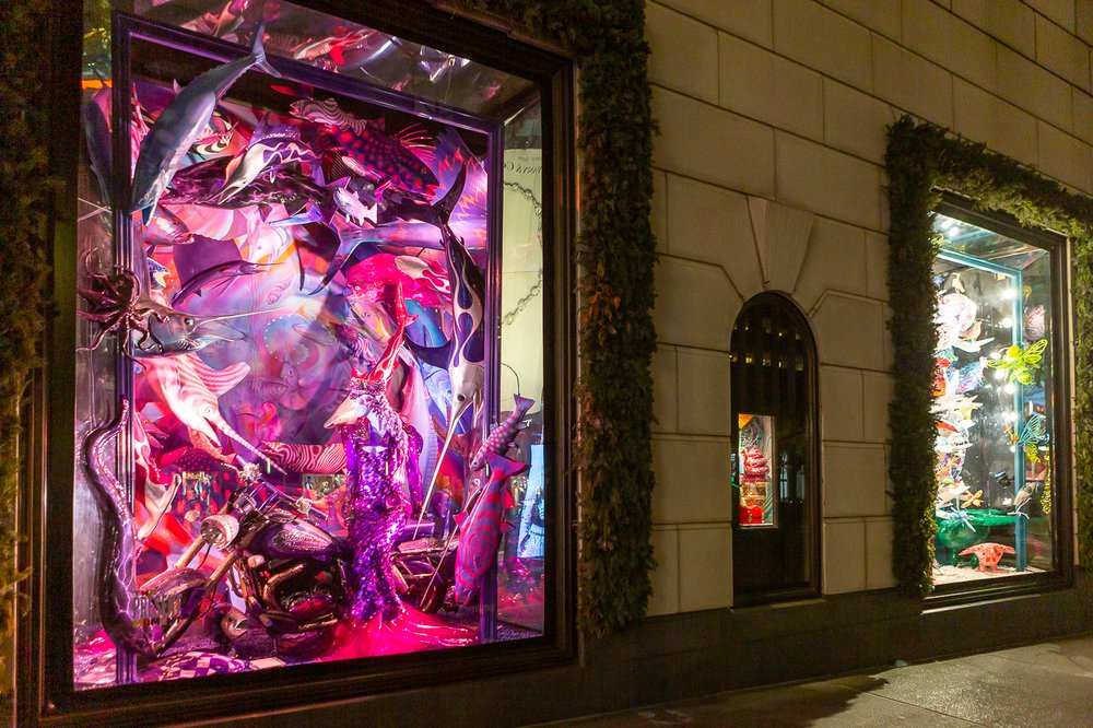 Bergdorf-Goodman-2.jpg A photo of Bergdorf Goodman 2021 holiday window display