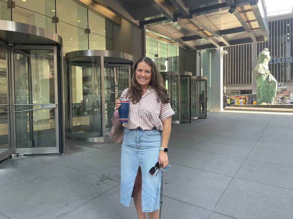Photo of Manhattan office worker Brittany Bentson