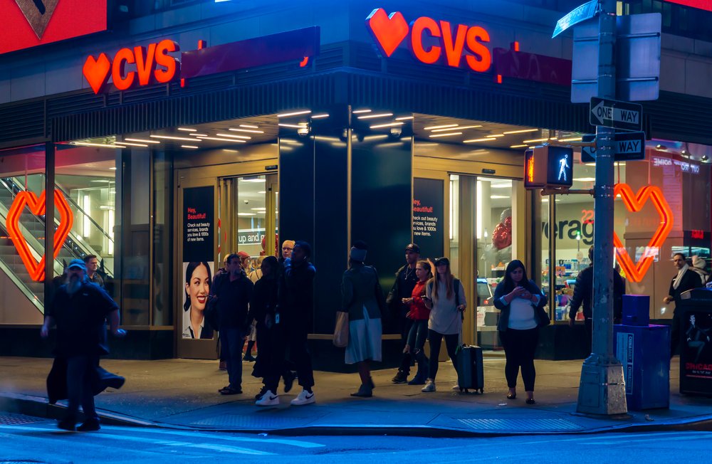 A stock photo of a CVS in NYC