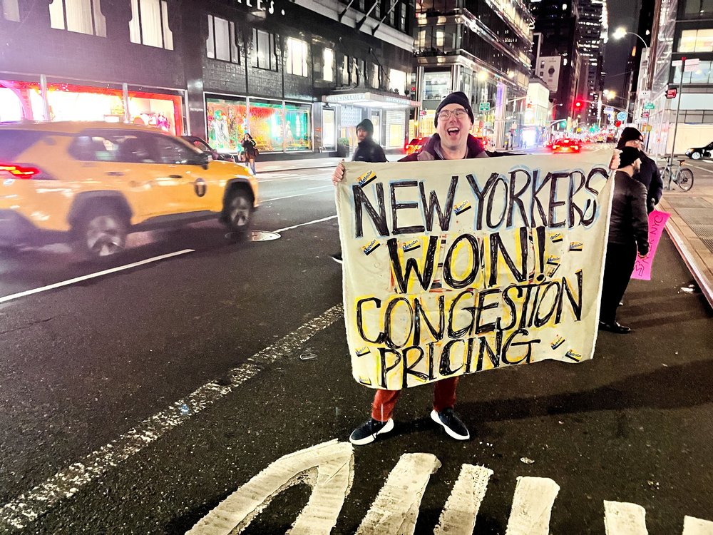 Congestion pricing launches in Manhattan.