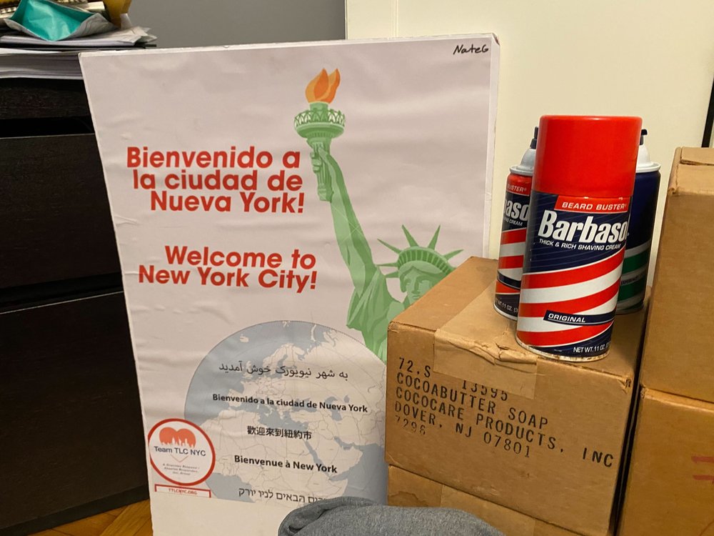 Donations for asylum seekers