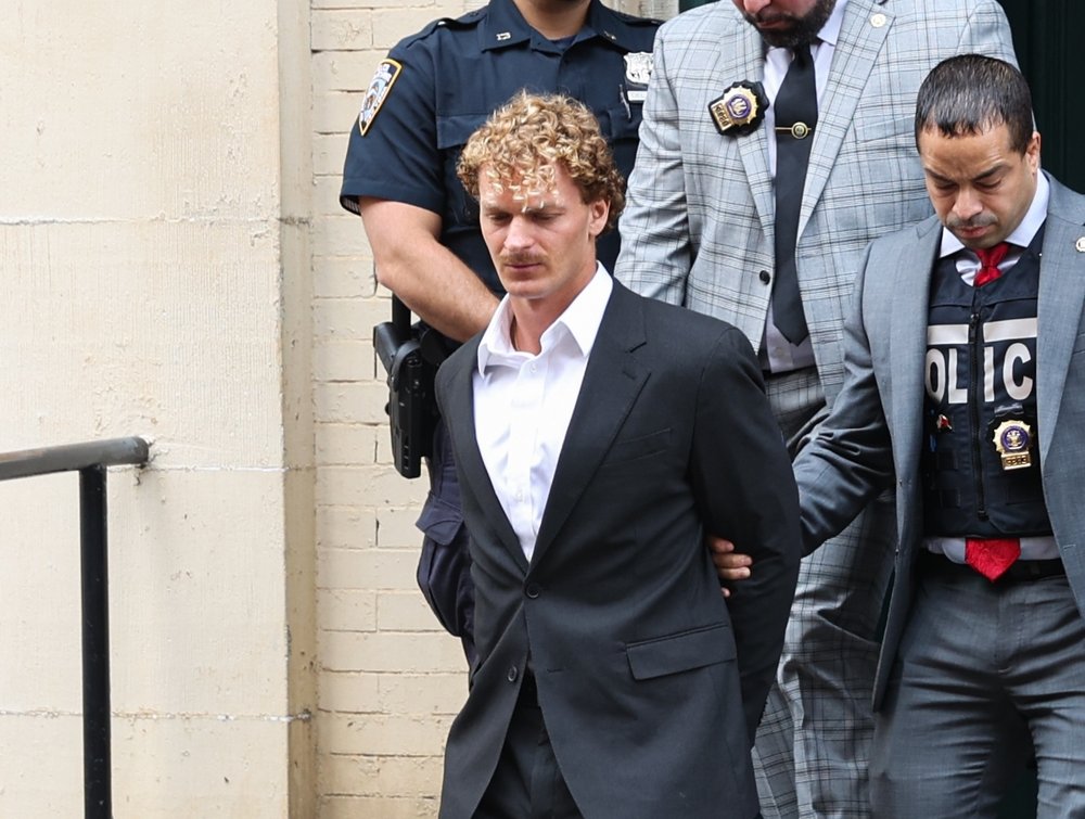 A photo of Daniel Penny after his arrest in Manhattan Friday