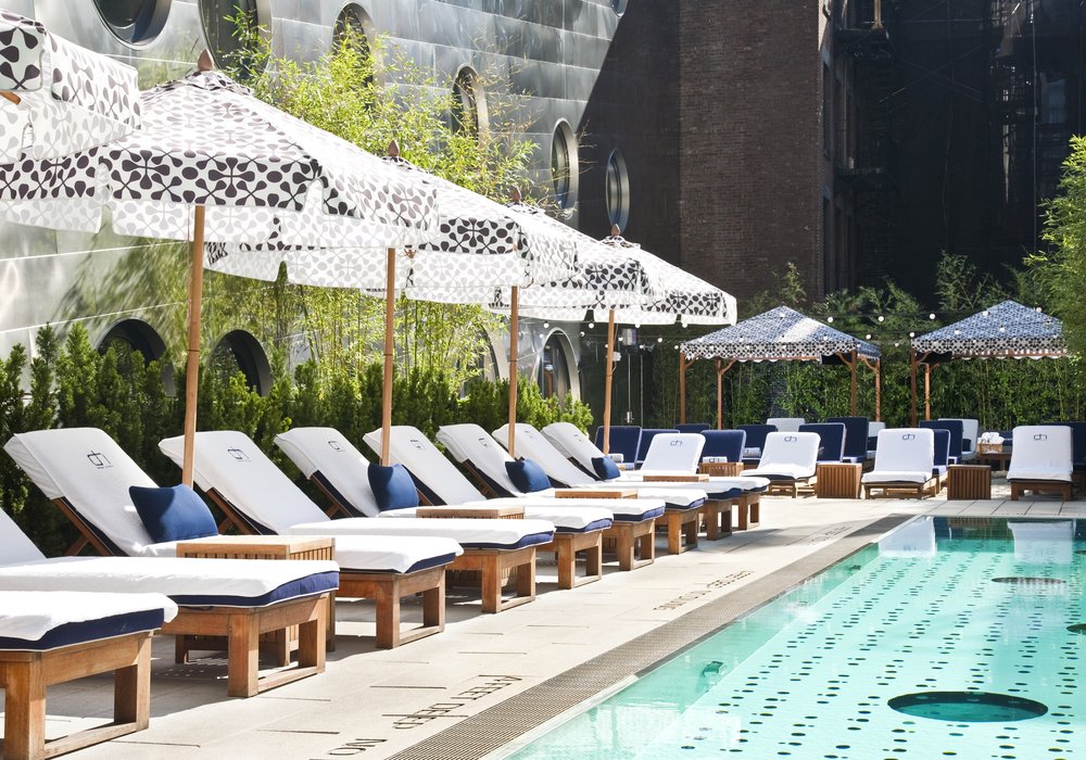 A scene from a pool.