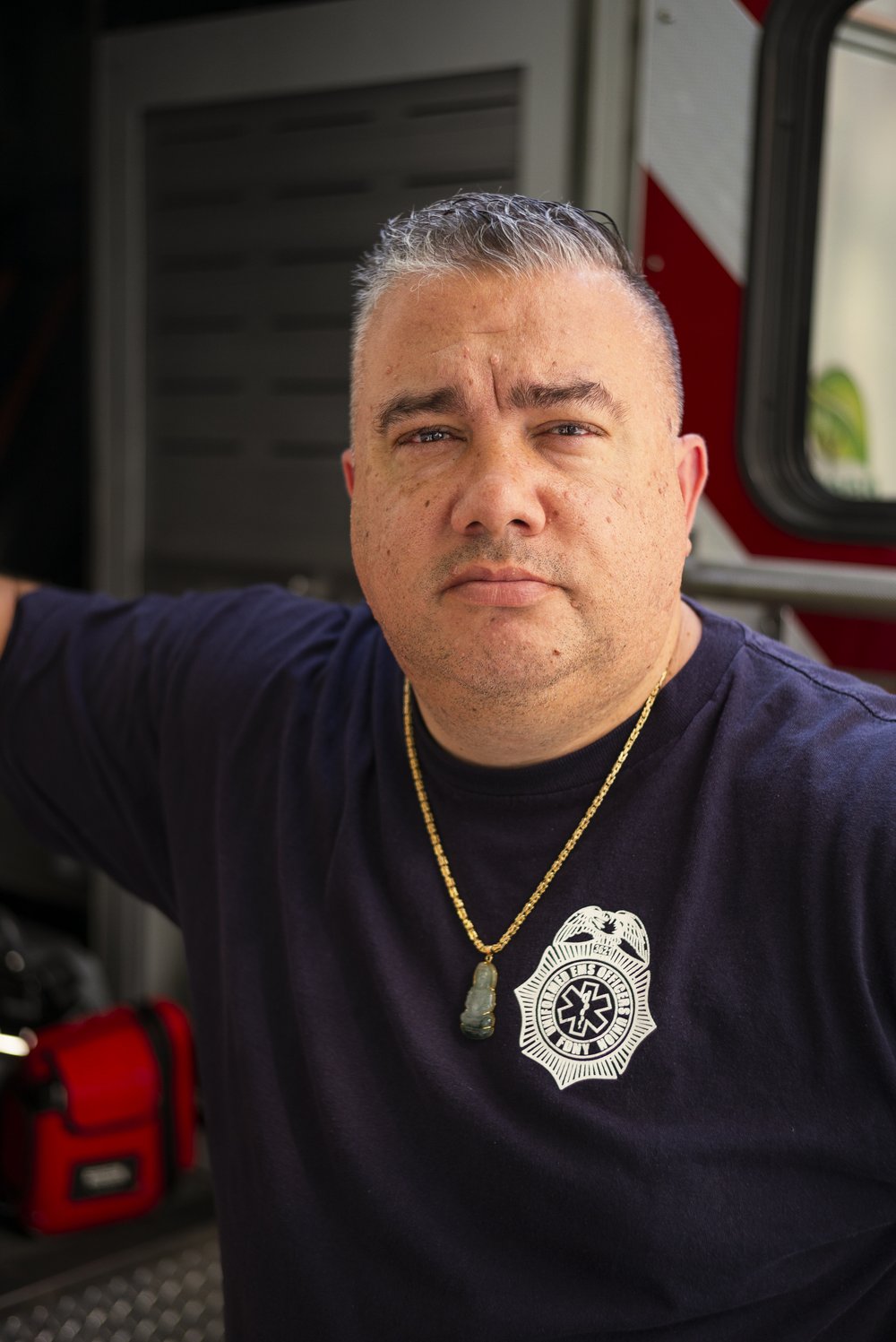 Anthony Almojera, Vice President of Uniformed EMS Officers Union, says EMS workers struggle with mental health issues and inadequate pay and benefits.