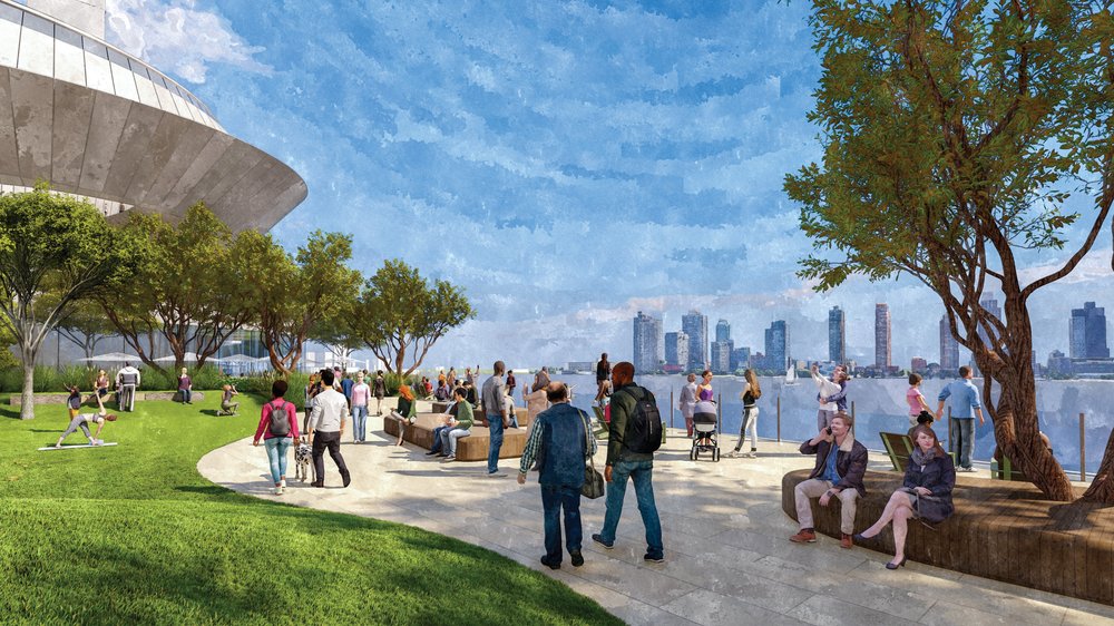 The proposed East River Promenade