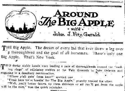 Big Apple column