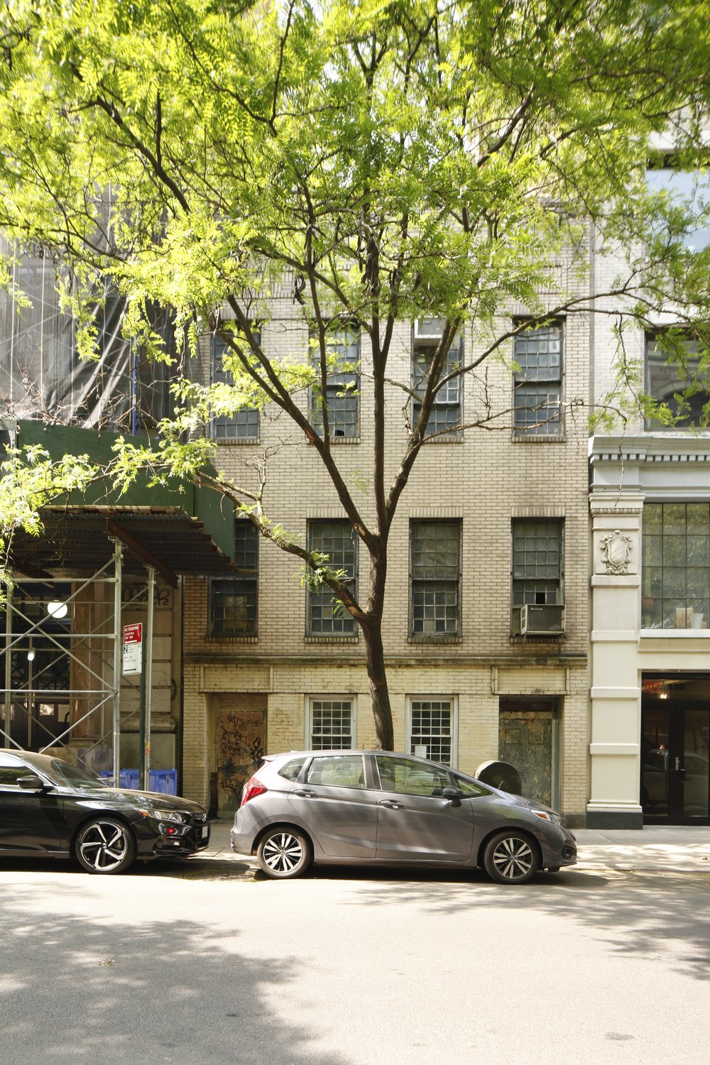 The exterior of a building