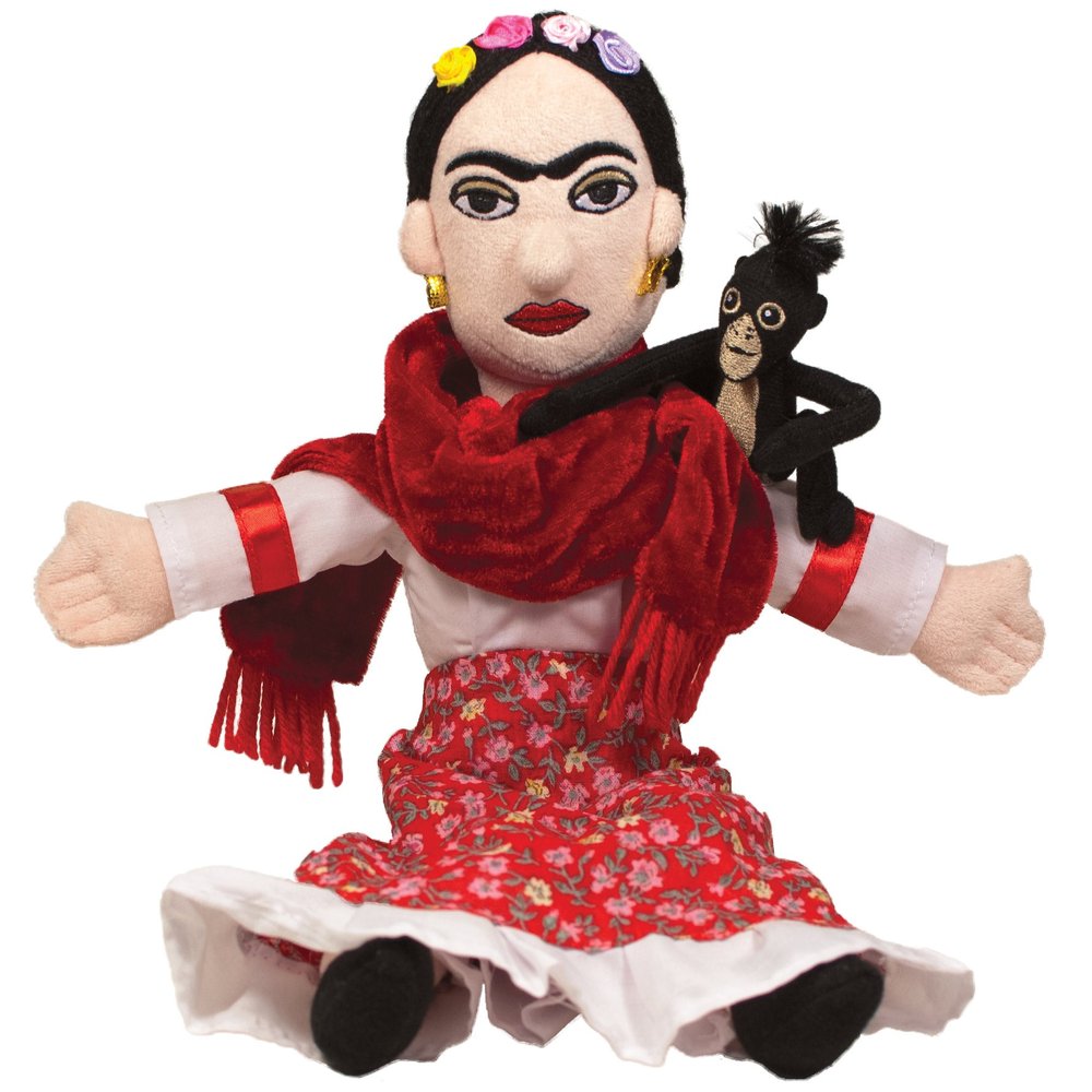 a picture of a Frida Kahlo doll