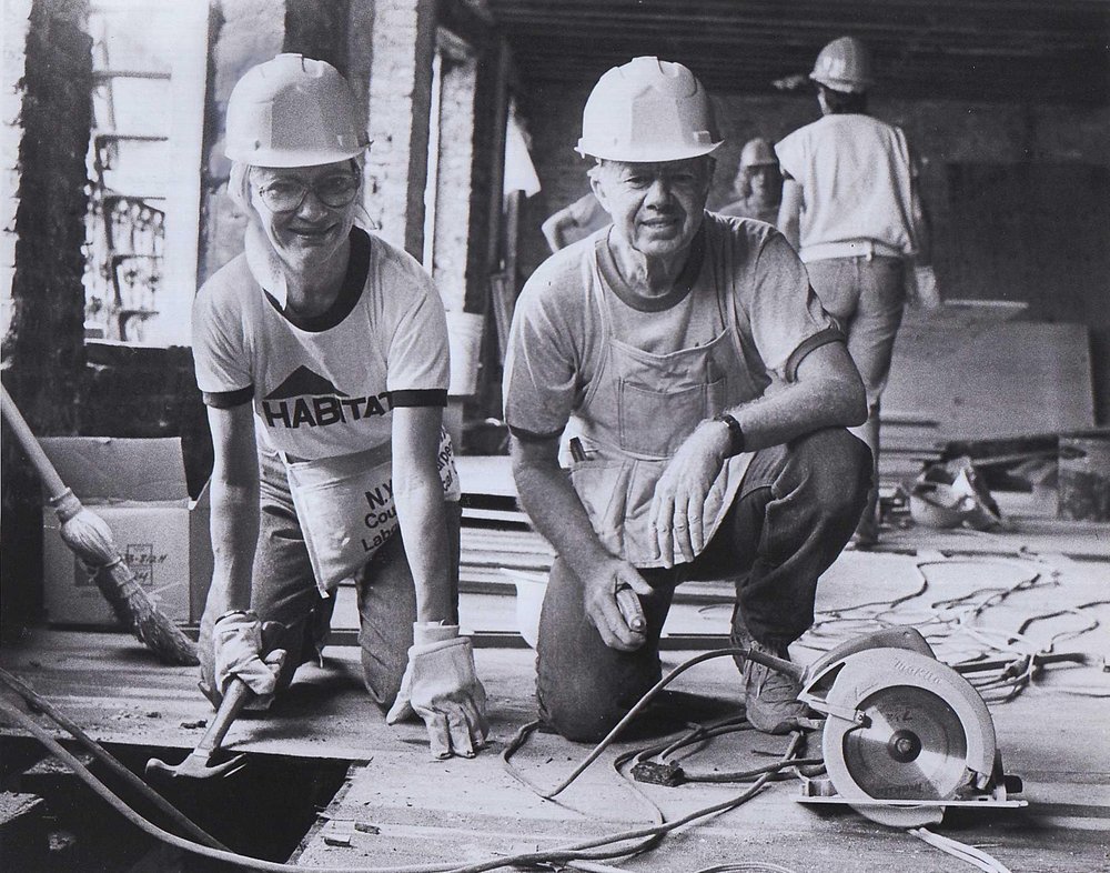 Jimmy and Rosalynn Carter in 1984