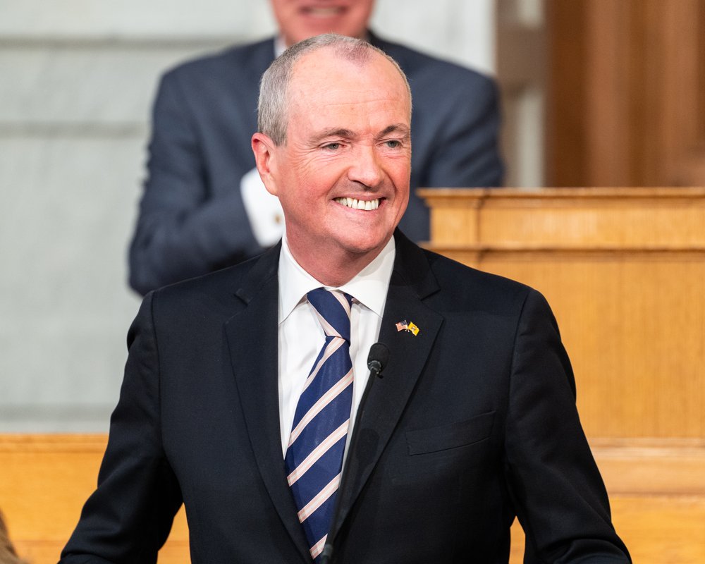 New Jersey Governor Phil Murphy delivering the 2019 New Jersey State of the State address. Murphy unveiled his proposal for the fiscal year that starts in July 2024 today.