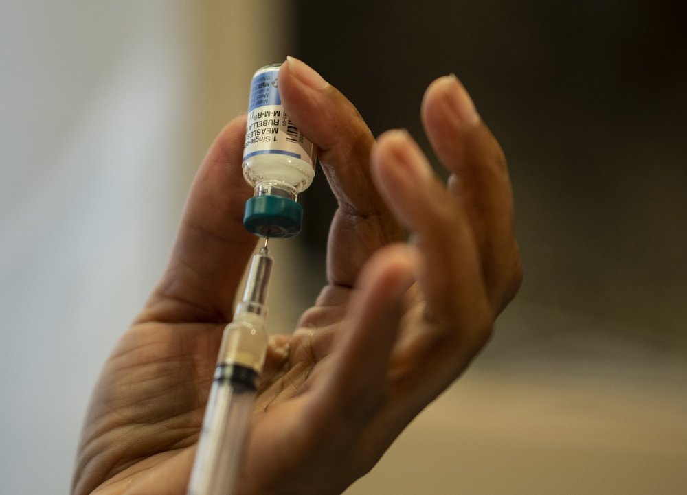 Picture of the MMR vaccine.