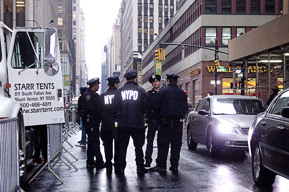 A group of New York police officers.