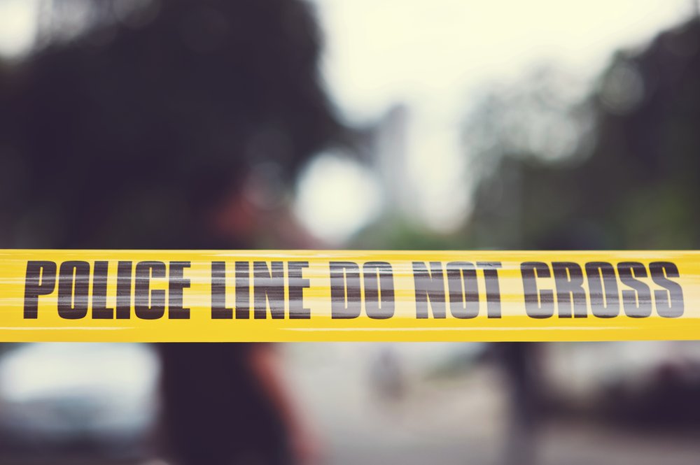 Photo of crime scene tape