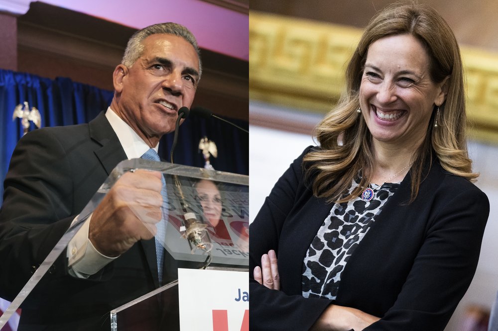 Jack Ciattarelli and Mikie Sherrill