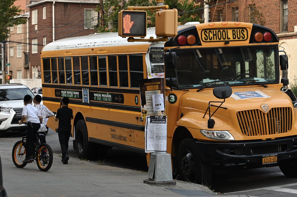 A yeshiva school bus.