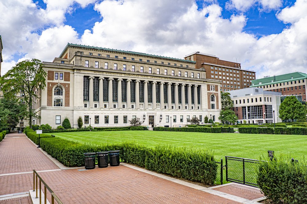 Butler Library, Columbia University.