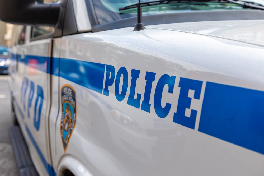 An NYPD car.