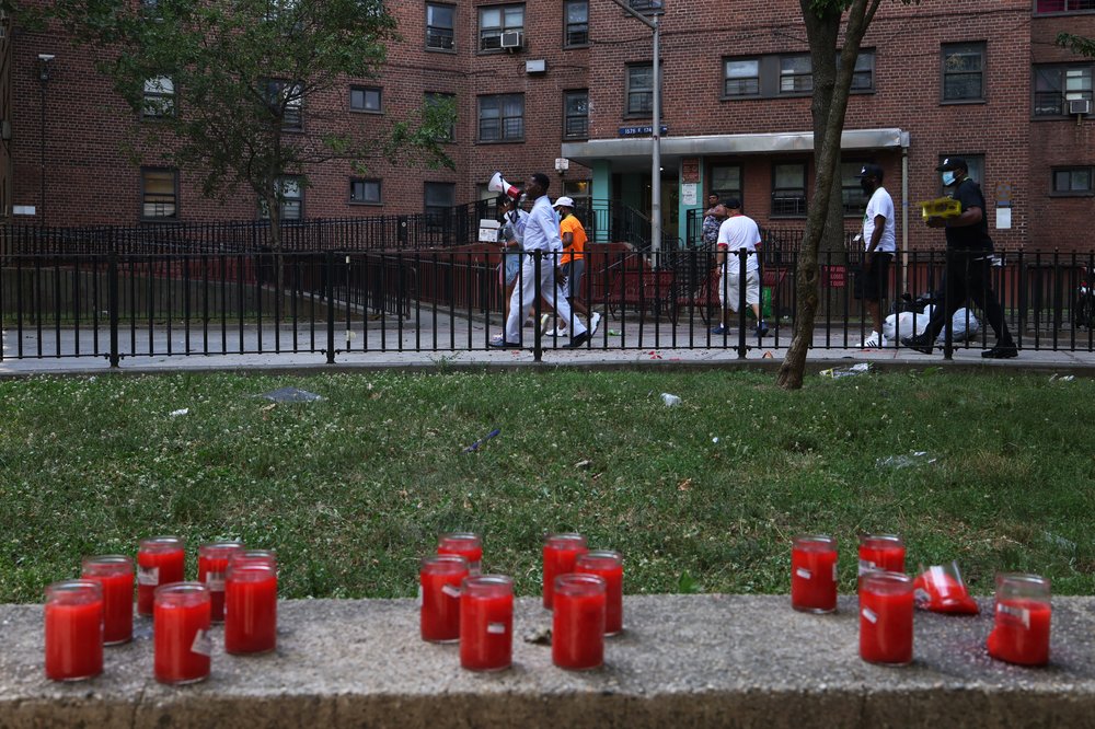 NYCHA's Bronx River Houses on June 30, 2021