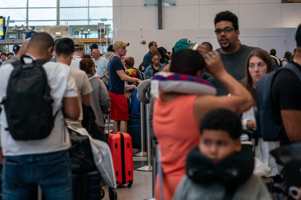 Travelers at JFK AIrport saw hellish lines this summer.