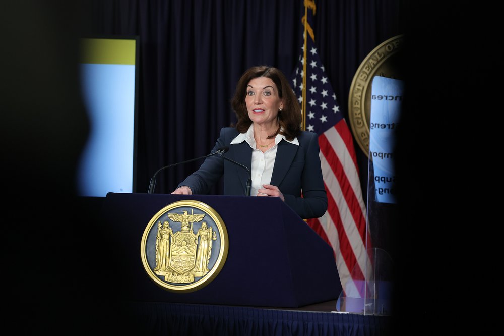New York Gov. Kathy Hochul.