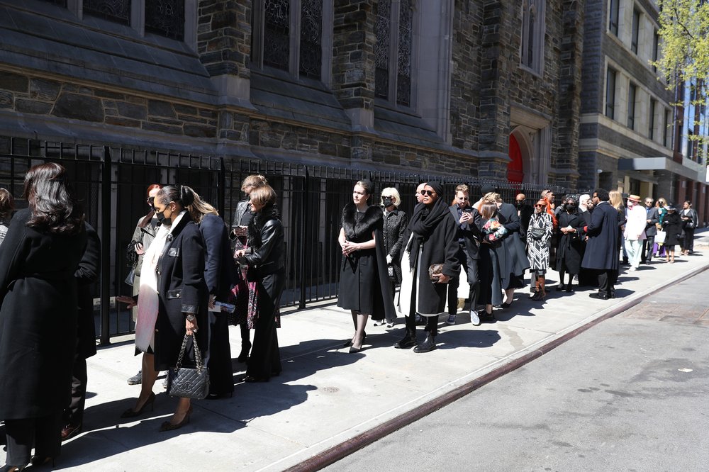 Photo outside Abyssinian Baptist Church