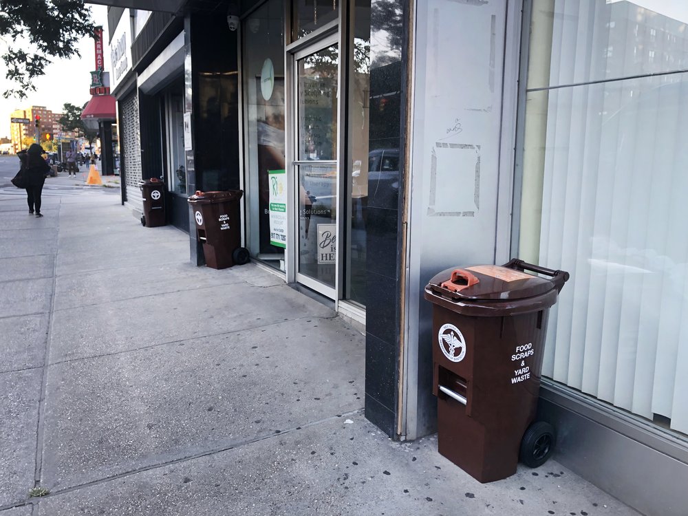 Compost bins in Queens