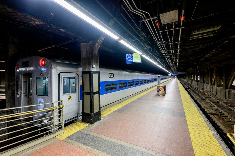 A Metro-North train at a platform in Grand Central Terminal on Dec. 14, 2022 in New York City