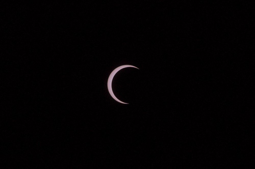 A solar eclipse.