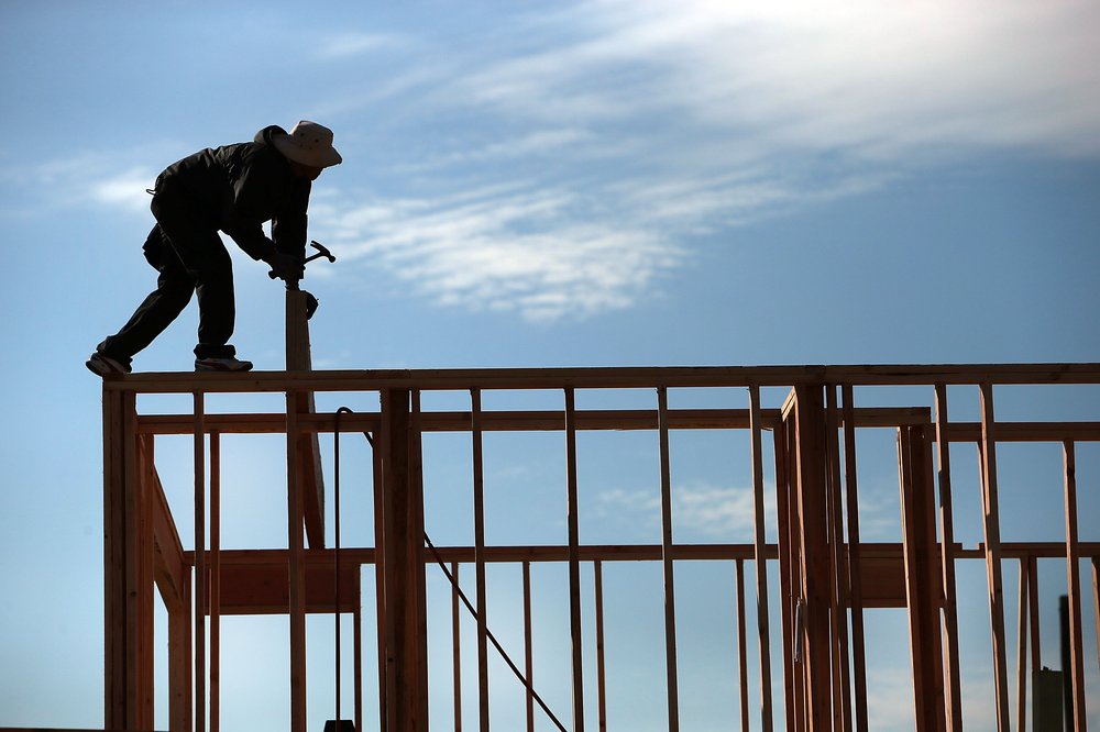 Photo of home construction