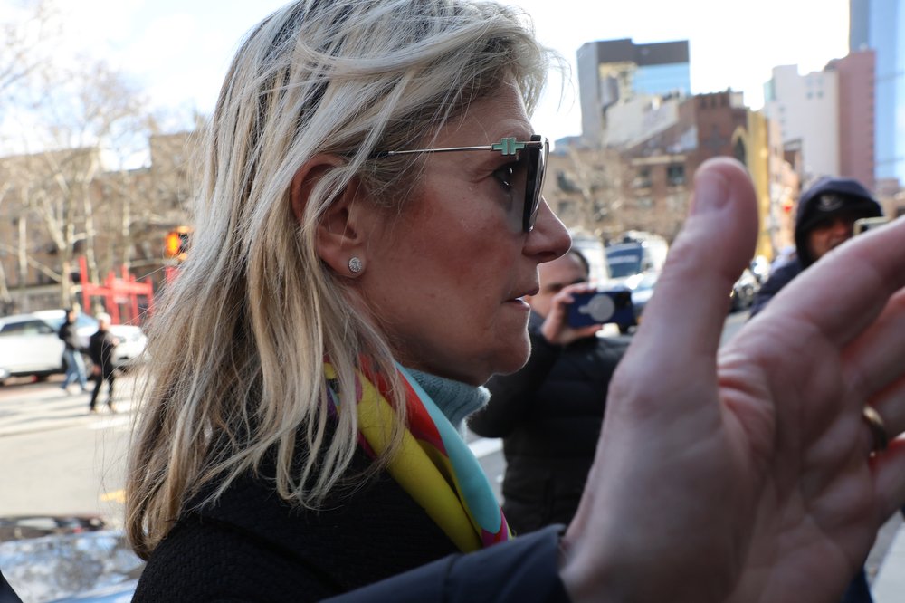 Nadine Menendez, wife of former New Jersey Sen. Bob Menendez, makes a court appearance in Manhattan on March 11, 2024.