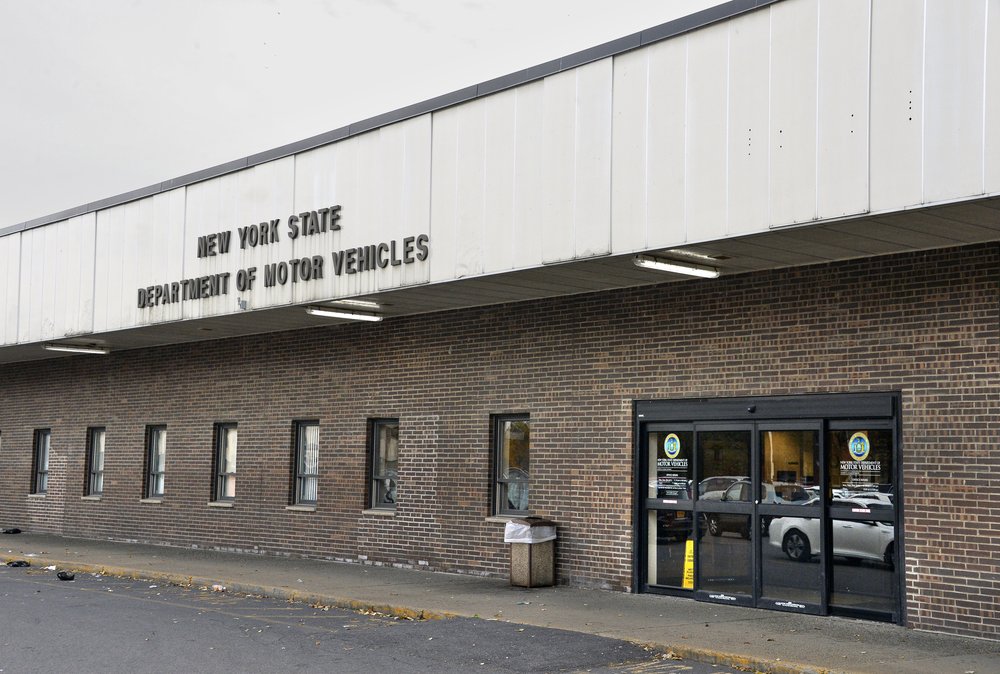 A DMV building in New York state.