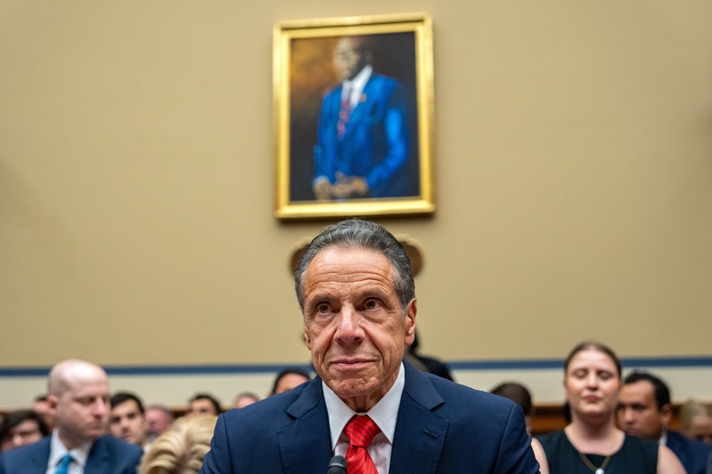 Former New York Gov. Andrew Cuomo testifies before the Select Subcommittee on the Coronavirus Pandemic in Congress in Washington, D.C., on Sept. 10, 2024.