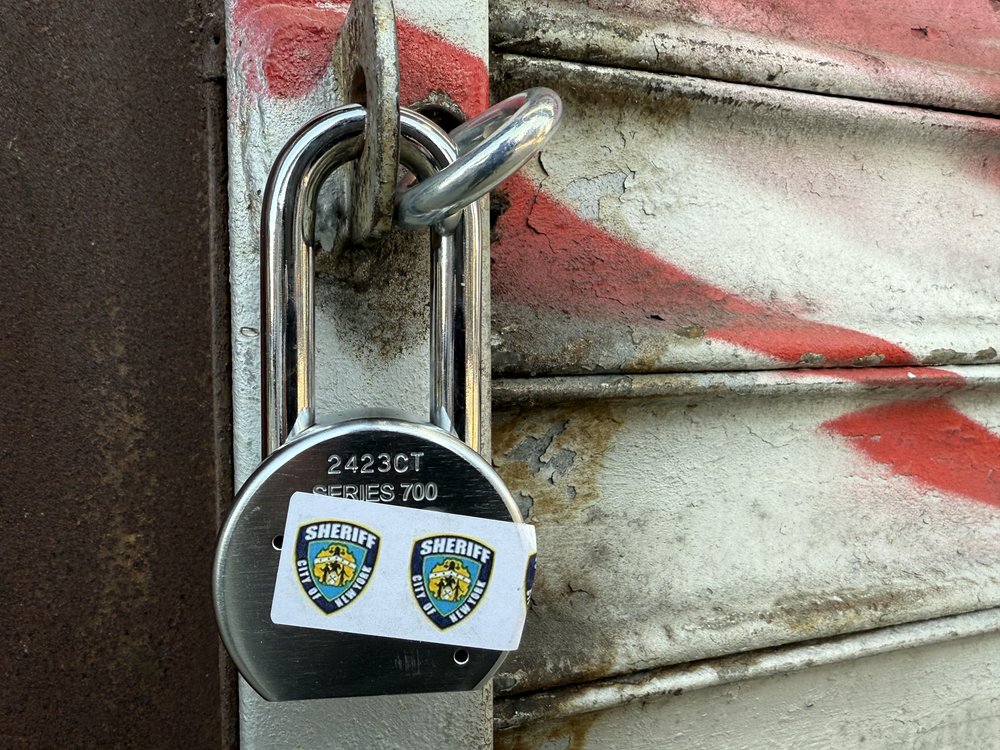 An  unauthorized cannabis shop in Queens closed by the the NYPD in this undated file photo.