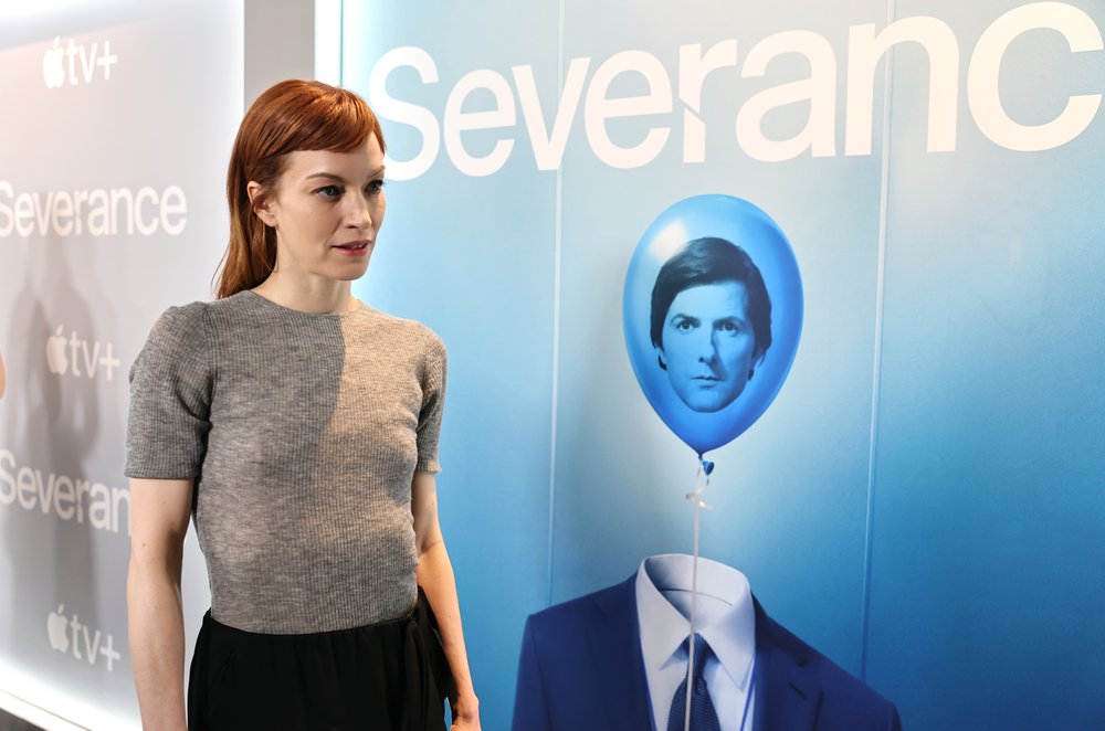 Britt Lower, who plays Helly (or is it Helena?), in the Apple TV series "Severance."