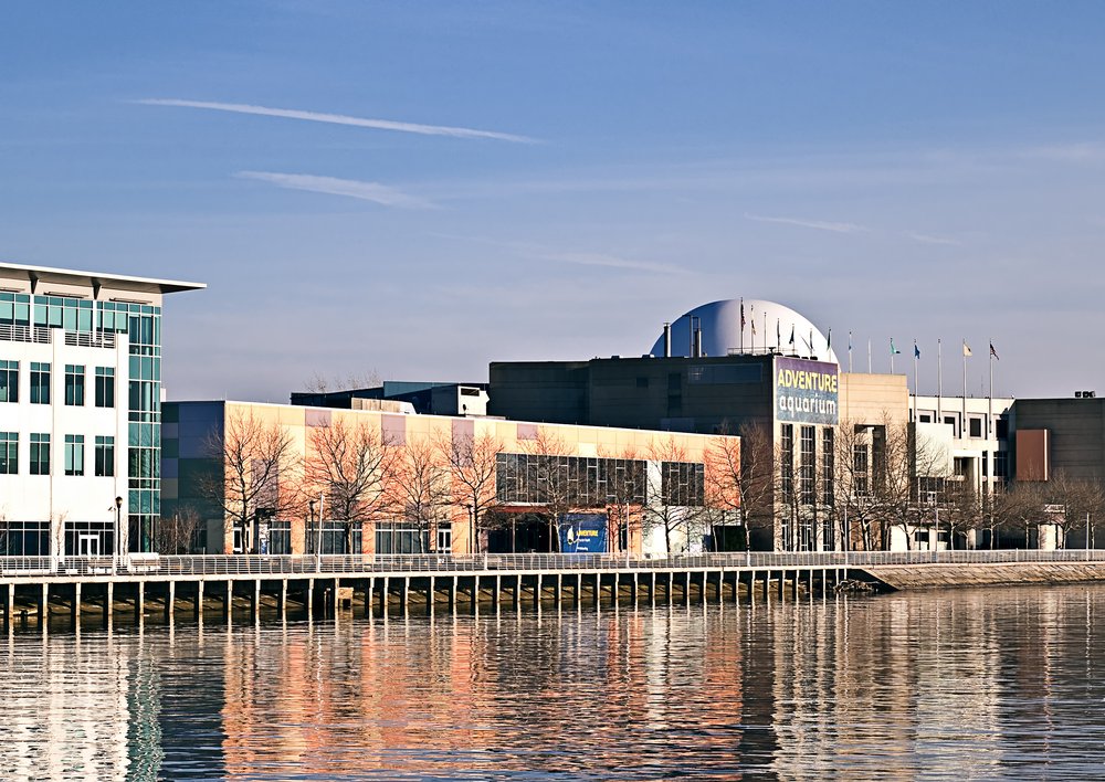 The Camden, New Jersey waterfront.