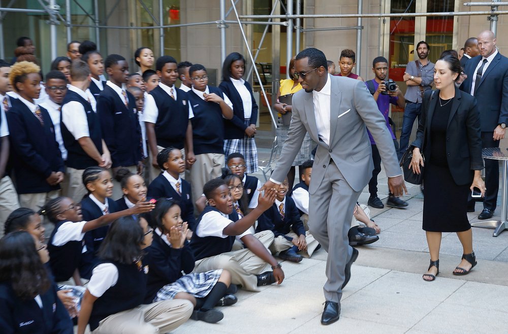 Sean "Diddy" Combs attends the opening of his Capital Preparatory Harlem Charter School on Aug. 29, 2016, in New York City. In 2023, the school ended its affiliation with Combs, after different women accused the music mogul of sexual misconduct.