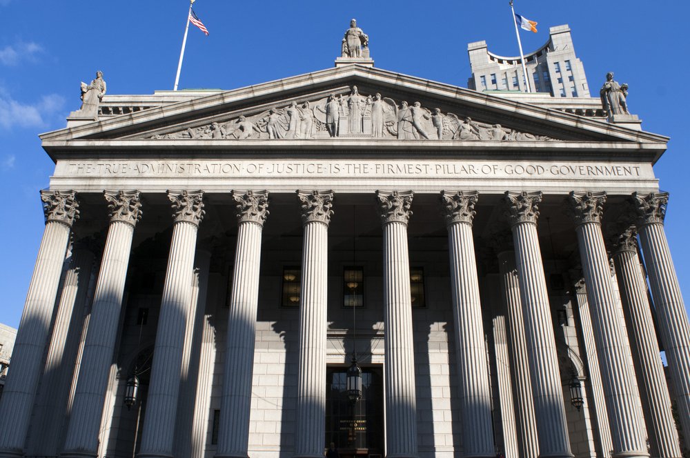 New York State Supreme Court building in Lower Manhattan