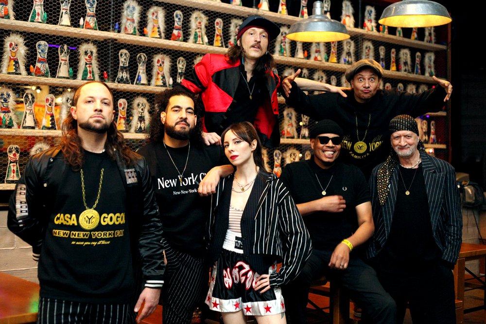 The members of Gogol Bordello