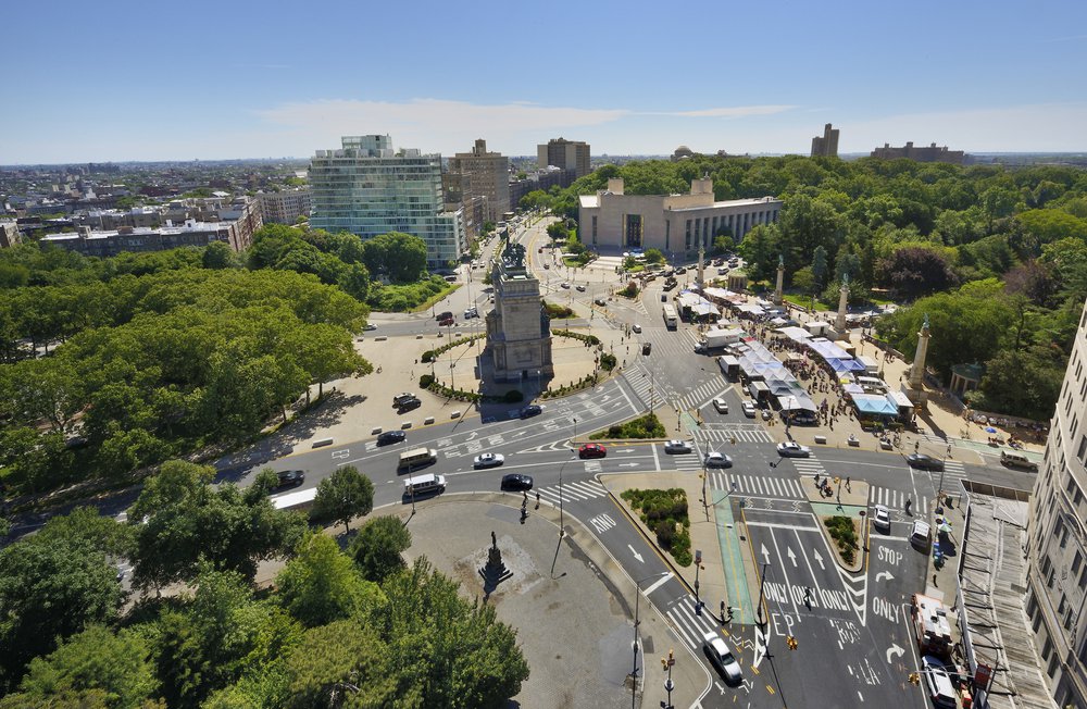 Prospect Park An aerial photograph of Grand Army Plaza