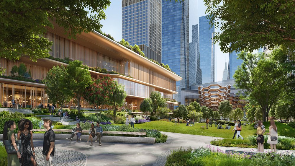 Rendering of the proposed Wynn New York City casino and resort development at Hudson Yards in Manhattan.