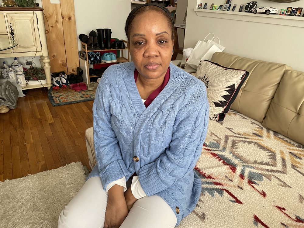 Marie Delille at her home in Canarsie on Feb. 4, 2025.