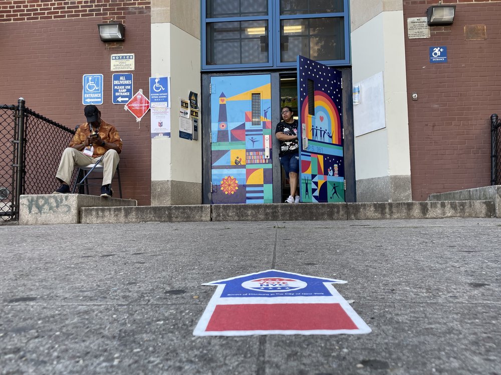 PS 361 in East Flatbush, which served as a poll site on Primary Day on June 24, 2025.