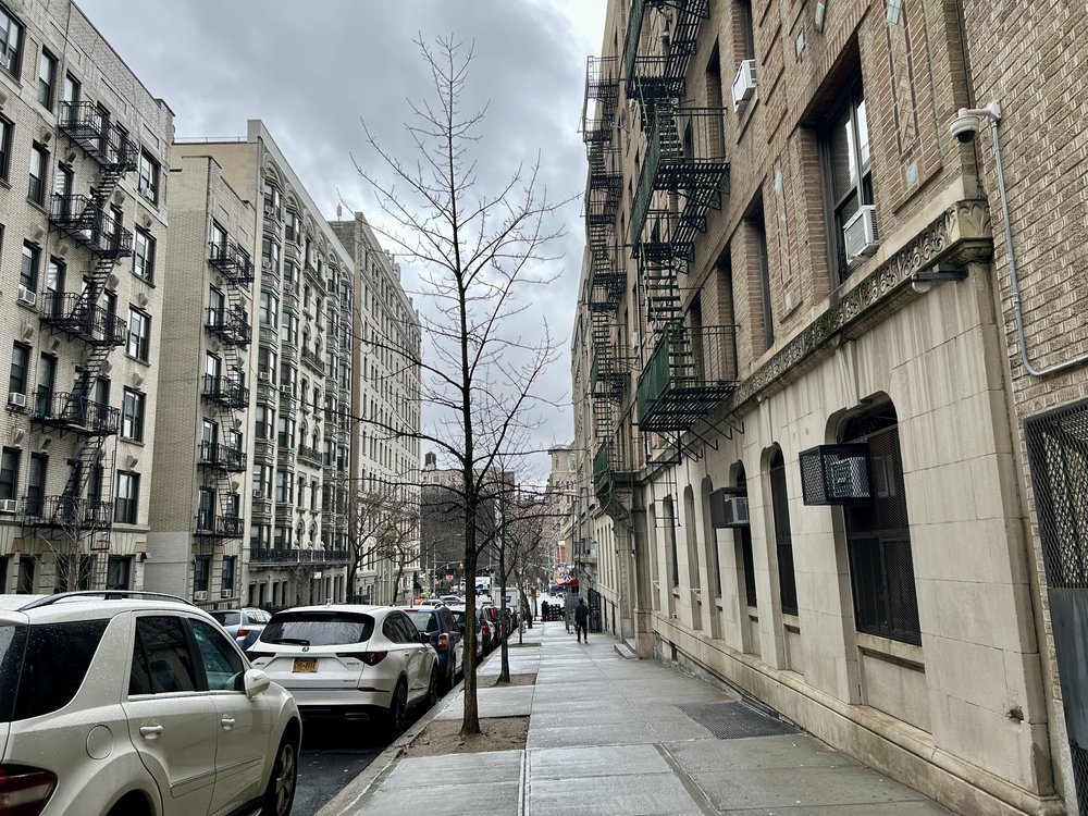 The Washington Heights apartment building where the couple lived together.