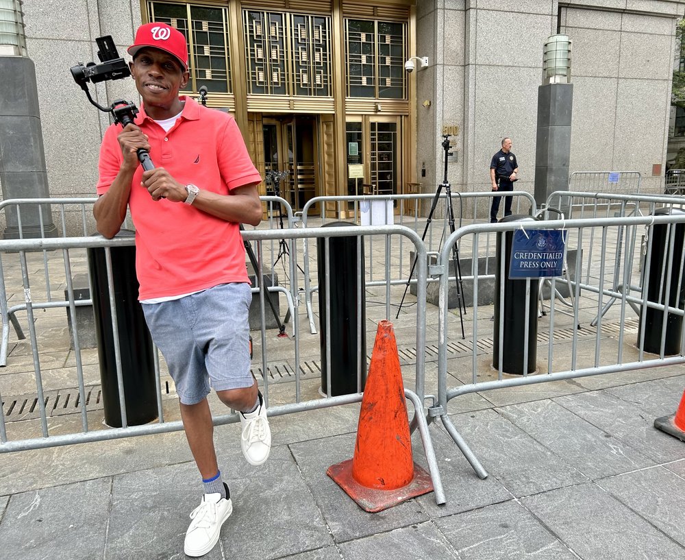 Andre Boyd, who goes by SapremeFilms online, said he’s working on a documentary about the Combs trial.
